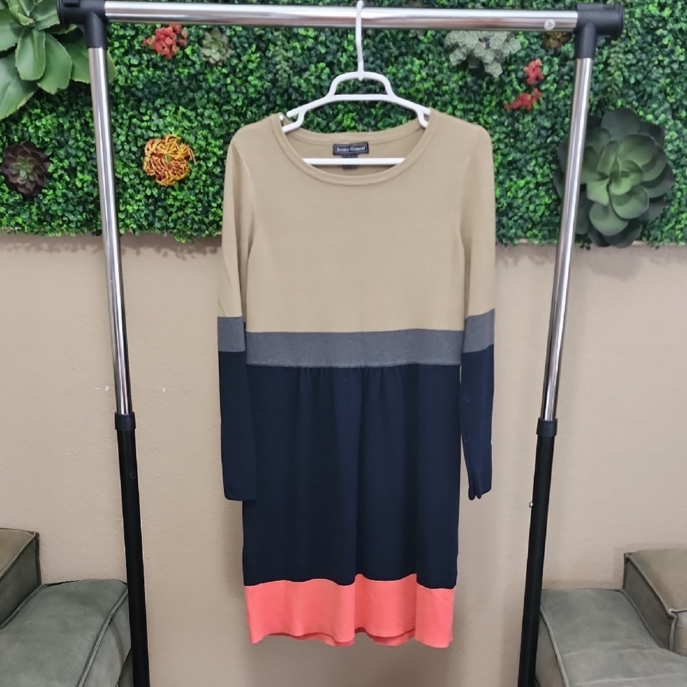 Jessica Howard Multicolor Long Sleeve Dress